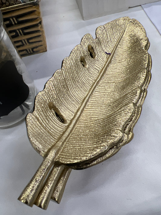 Feather trinket dish