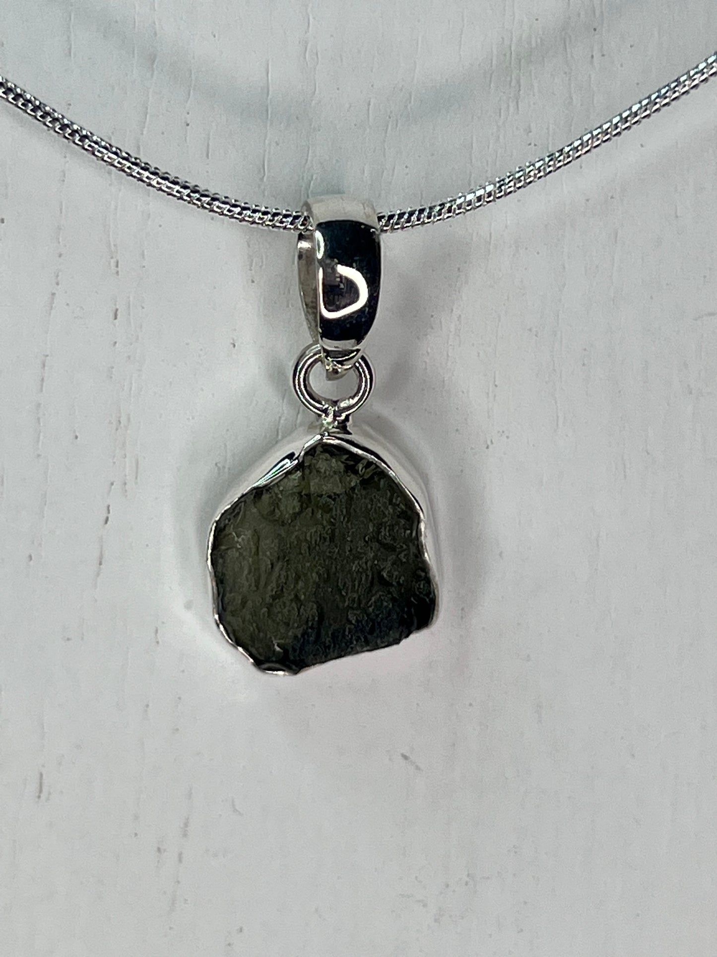 Moldavite pendant