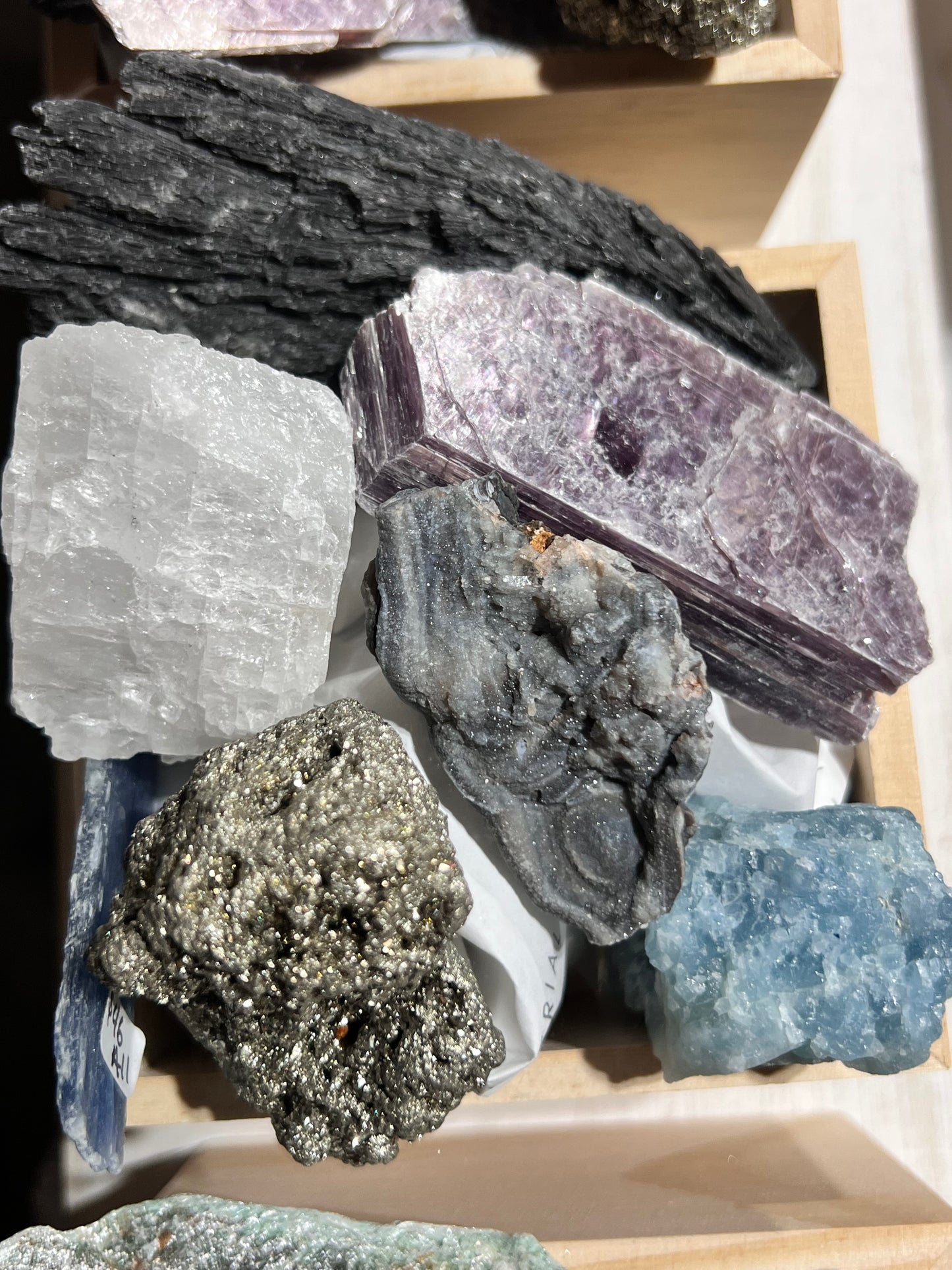 Raw crystal collection