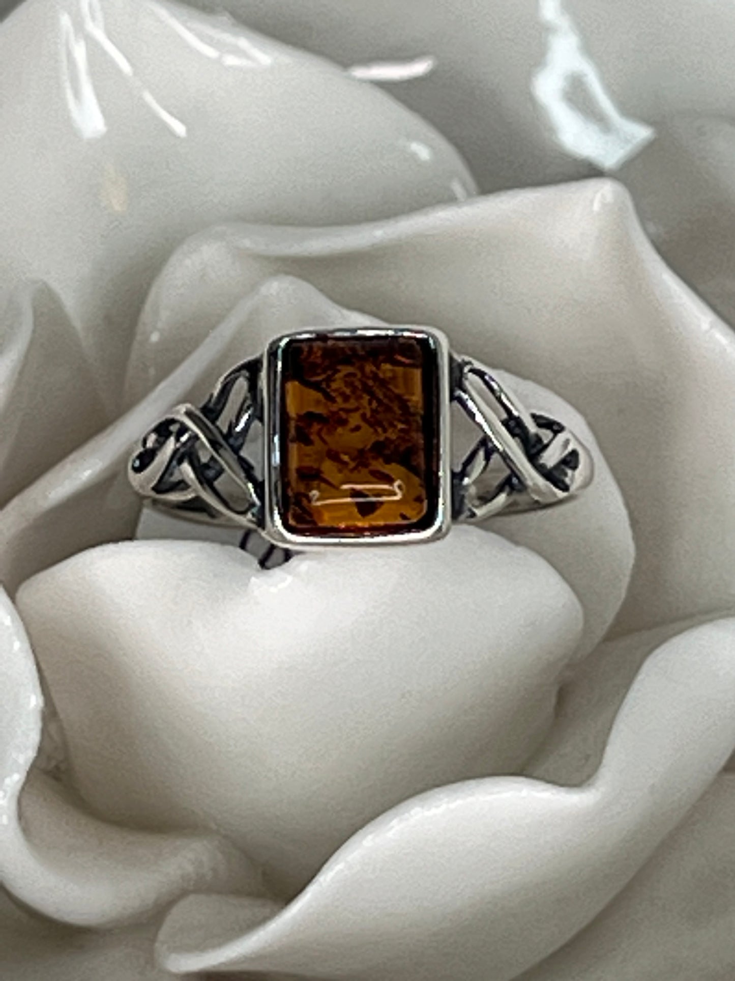 Baltic Amber Ring