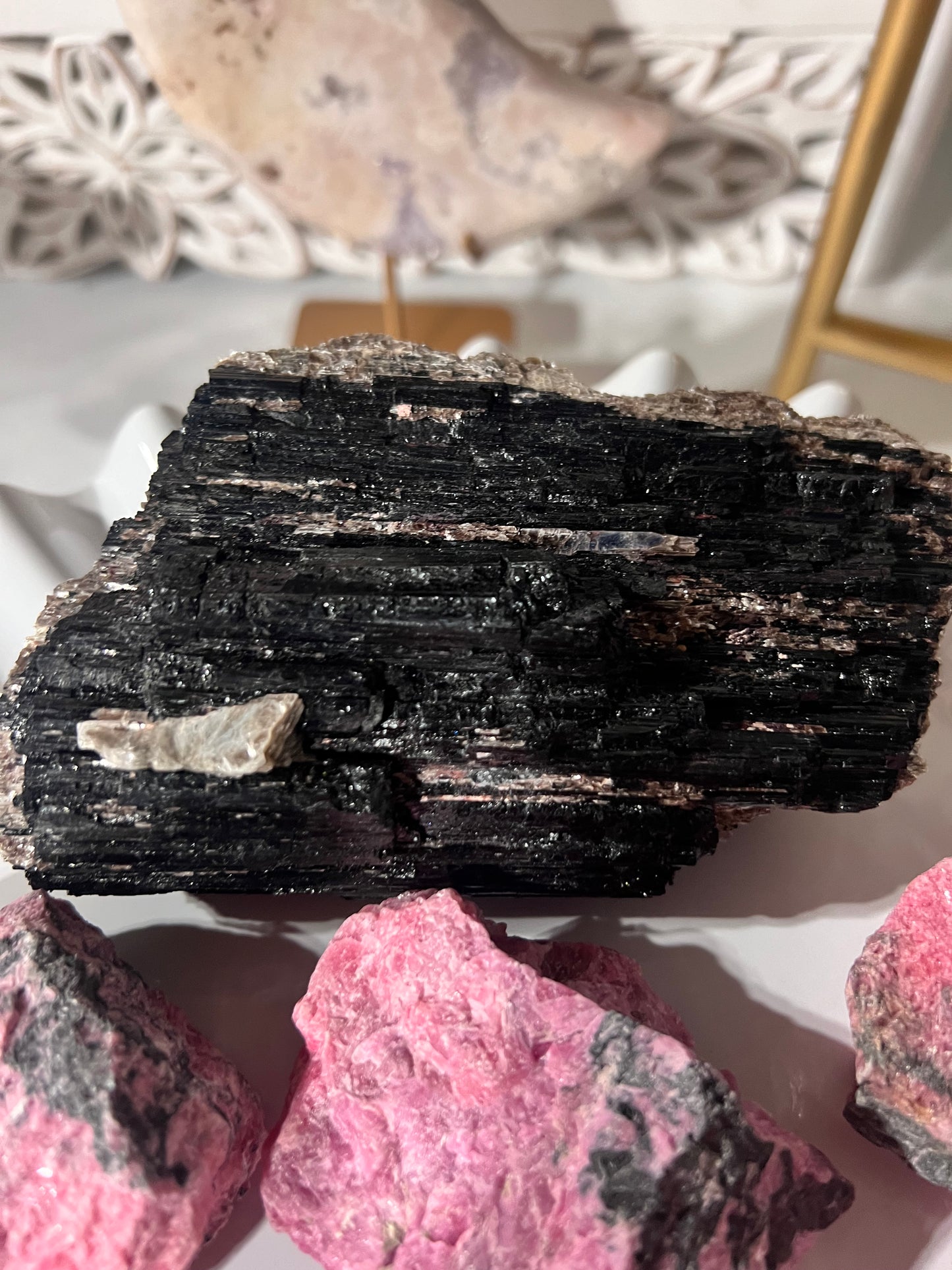 Black Tourmaline & Mica