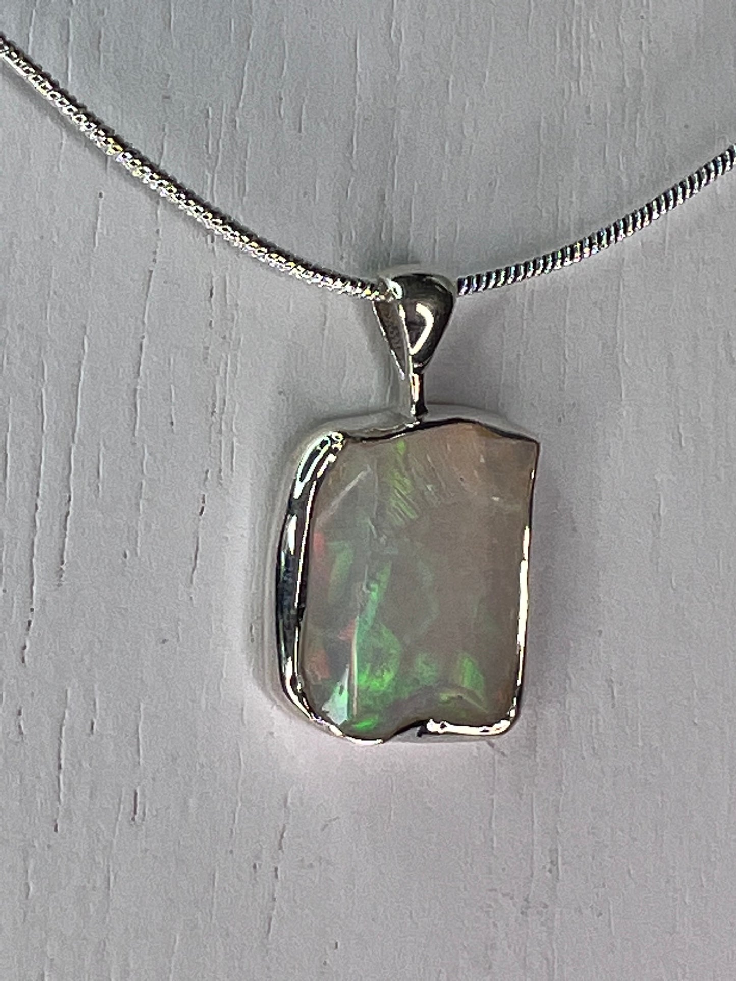 Ethiopian opal pendant