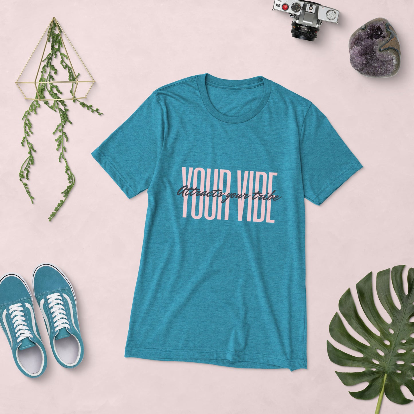 Your Vibe Attracts your tribe Short sleeve t-shirt