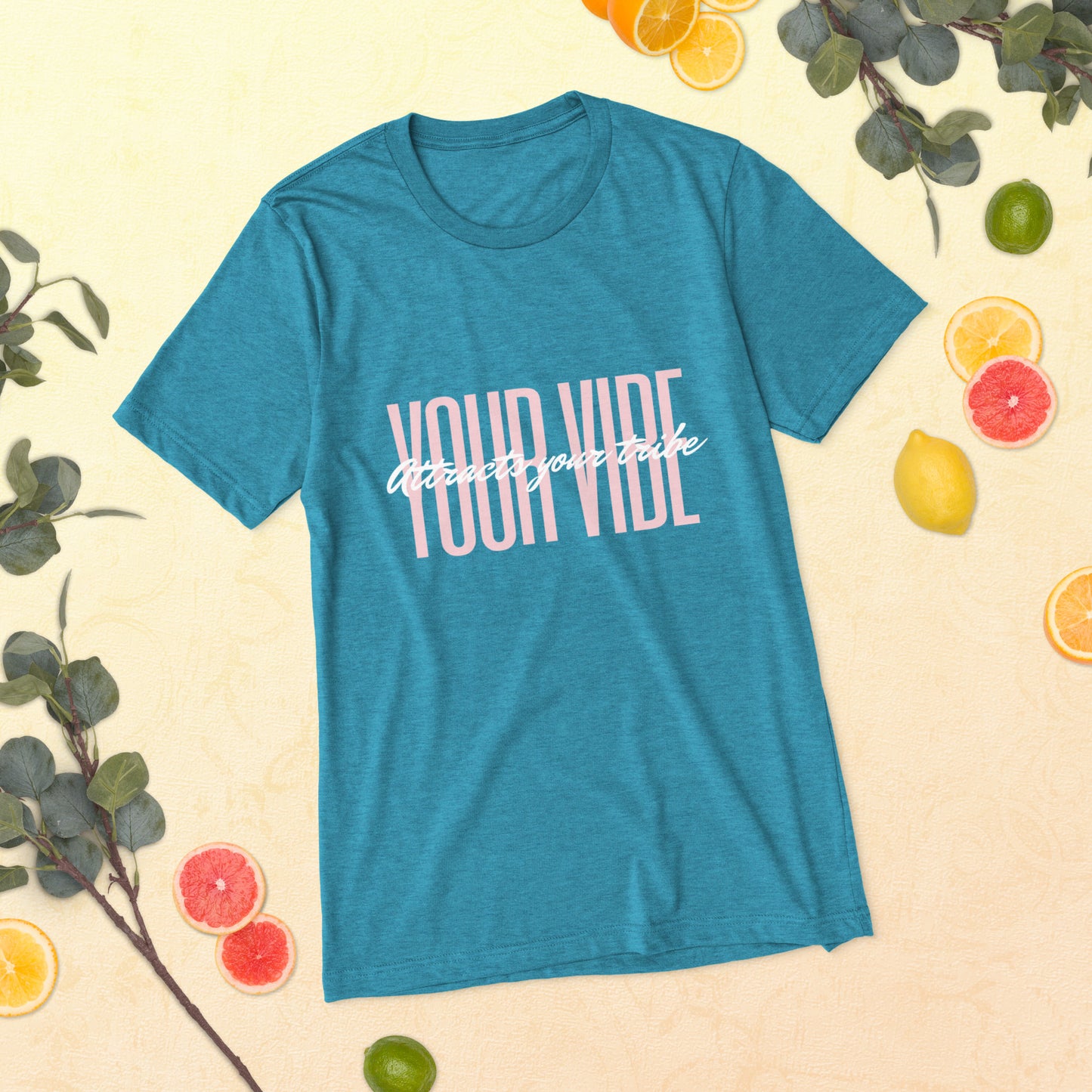 your vibe attracts your tribe Short sleeve t-shirt