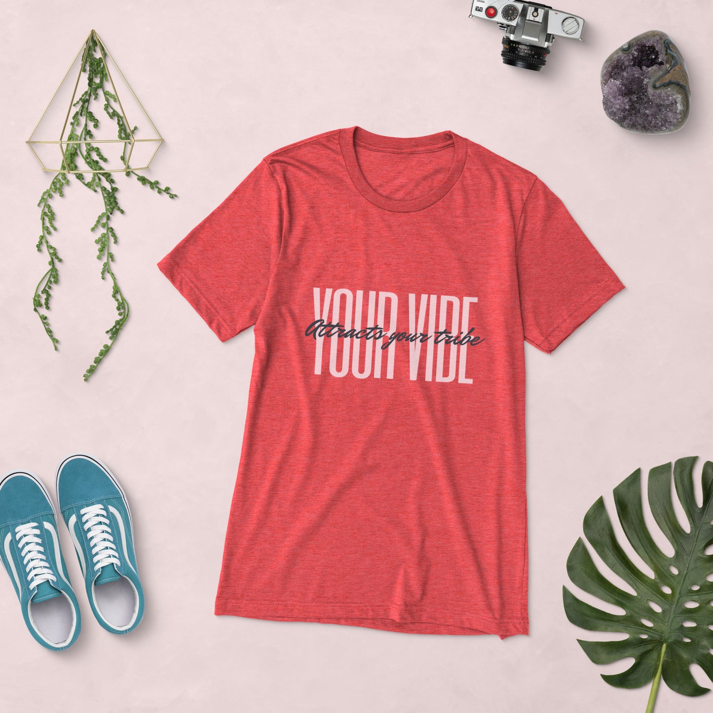 Your Vibe Attracts your tribe Short sleeve t-shirt