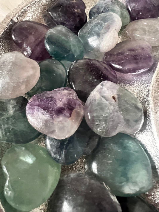 Fluorite hearts